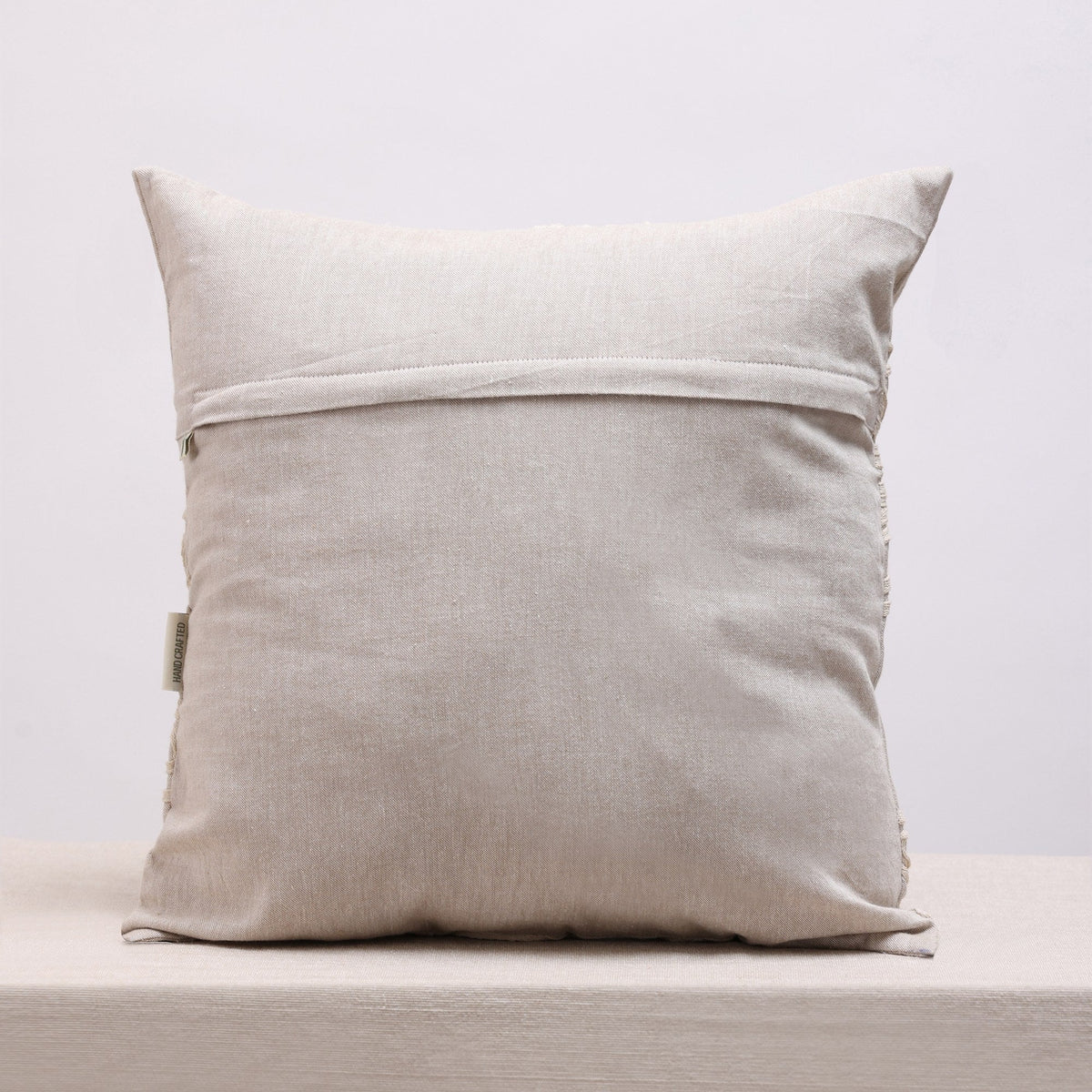 Modern Indie Beige & Brown Embroidered Cushion Covers, Set of 3, view 4