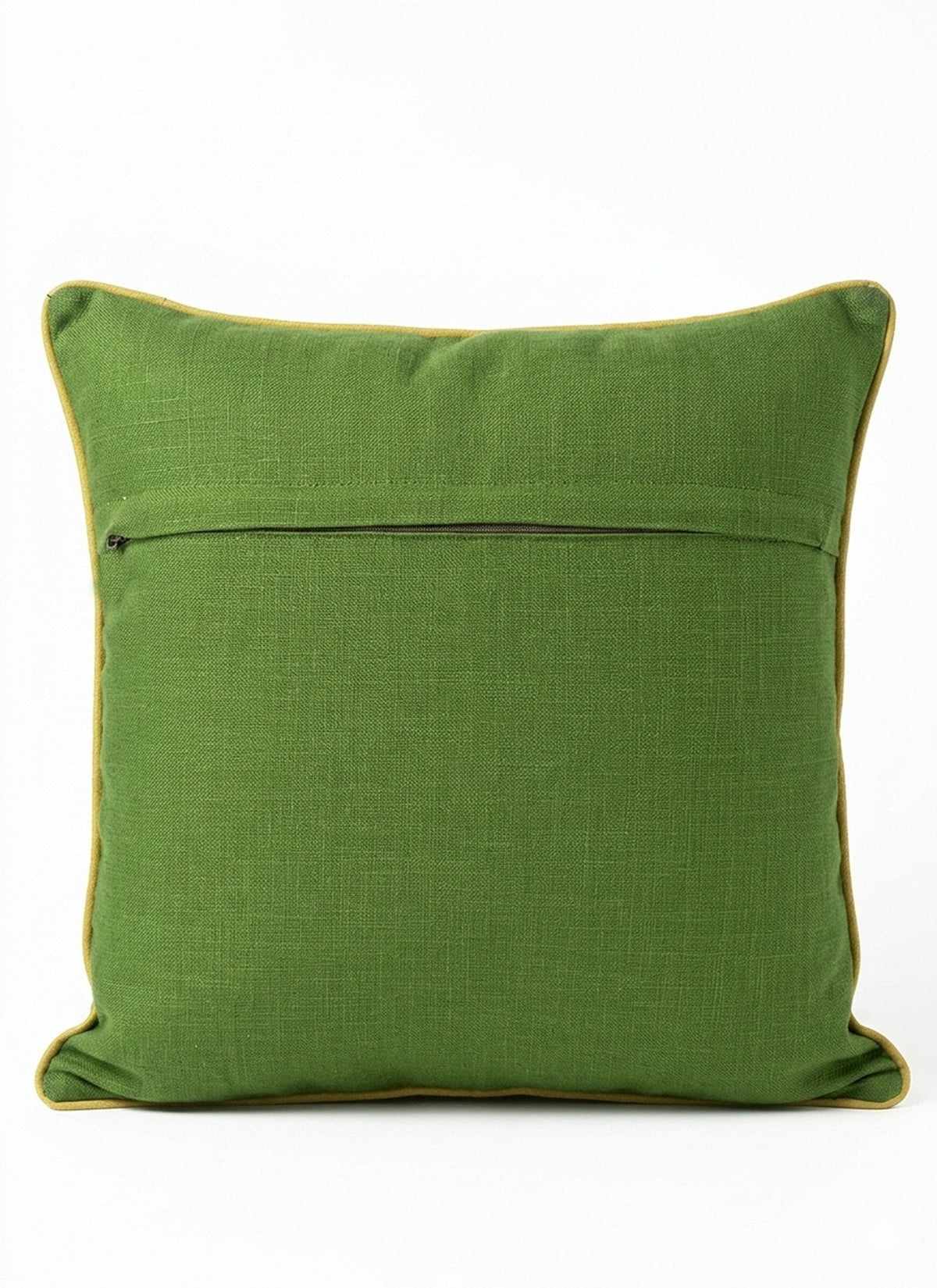 Green Floral Square Cushion Covers, view 3