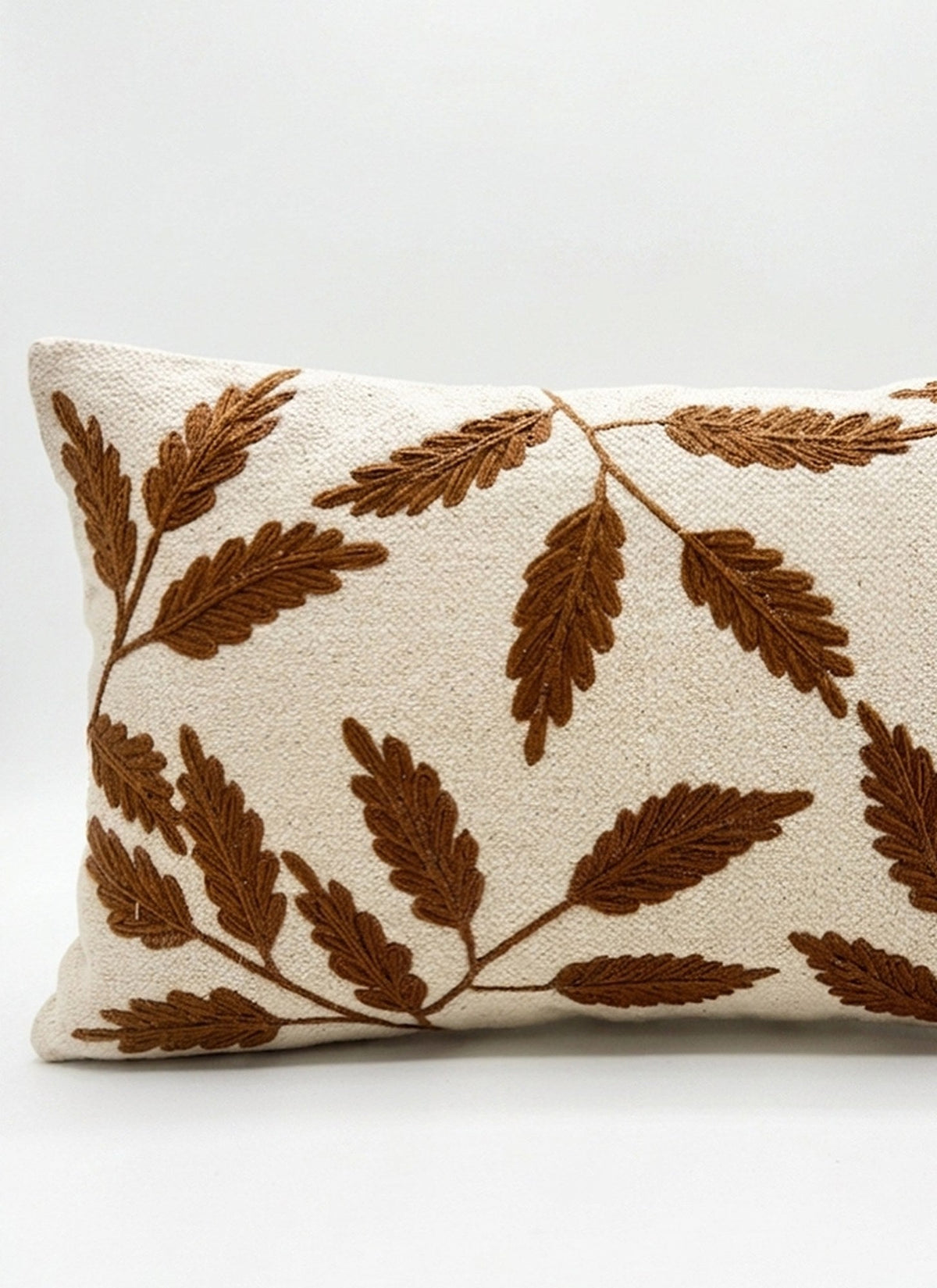 Beige & Brown Rectangle Cushion Covers, view 1